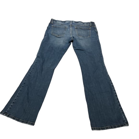 INGRID & ISABEL Isabel Maternity Jeans Sz 12 Skinny Bootcut Elastic Waist - Picture 9 of 10